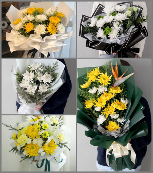 广东东莞市寮步镇药勒村白事花束代送